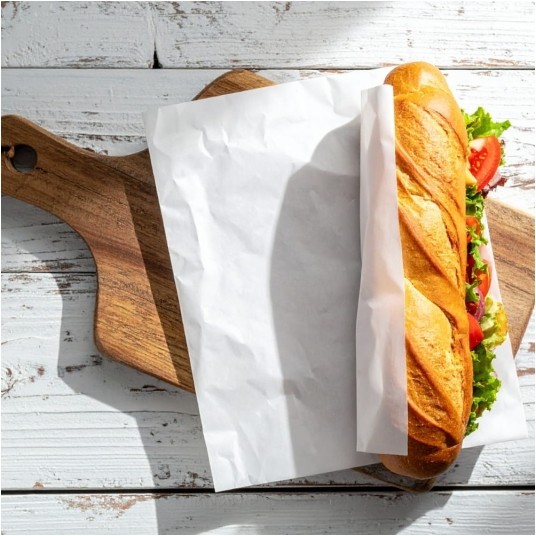 Papier pakowy cięty - duży - biały - 40 x 60 cm - 10 kg ( ok. 600 arkuszy) -zdjęcie numer 2