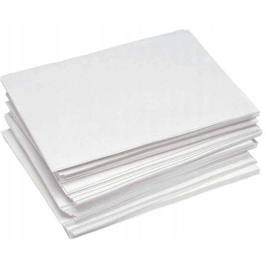 Papier pakowy cięty - pół pergamin - biały - 35 x 50 cm - 10 kg -zdjęcie numer 1