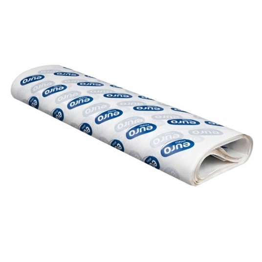 Papier pakowy cięty - powlekany polietylenem do wędlin - z logiem EURO - 45 x 60 cm - 10 kg -zdjęcie numer 1