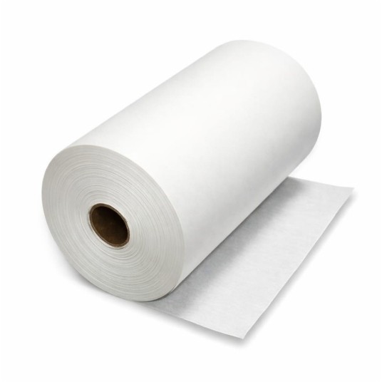 Papier pakowy w roli - powlekany polietylenem - biały - szerokość 35 cm - 10 kg -zdjęcie numer 1