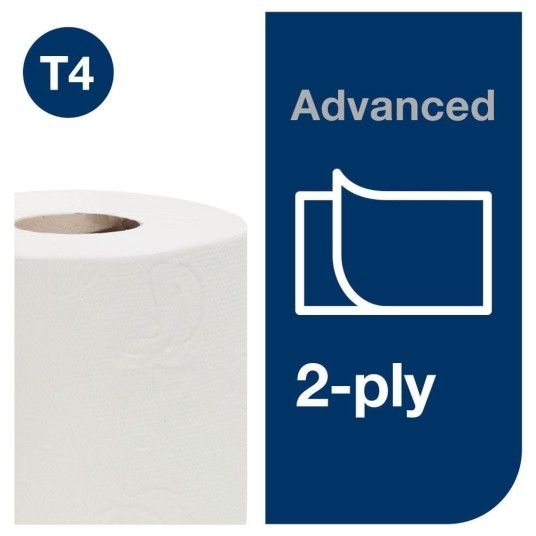 Papier toaletowy Tork 110771 - w rolce konwencjonalnej 48 m - 30 rolek -zdjęcie numer 4