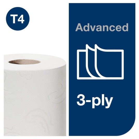 Papier toaletowy Tork 110792 - w rolce konwencjonalnej 20 m - 10 rolek -zdjęcie numer 5