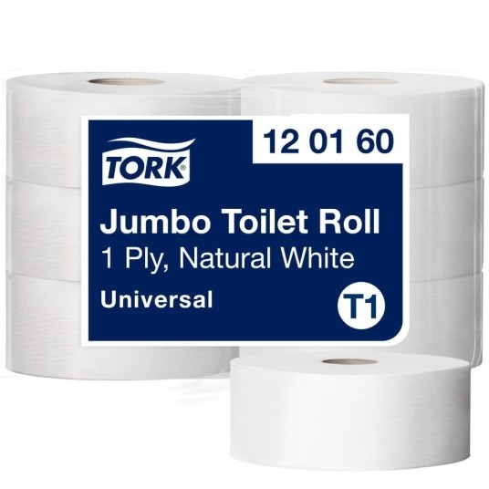 Papier toaletowy Tork 120160 - jumbo szary - 480 m - 6 rolek -zdjęcie numer 1