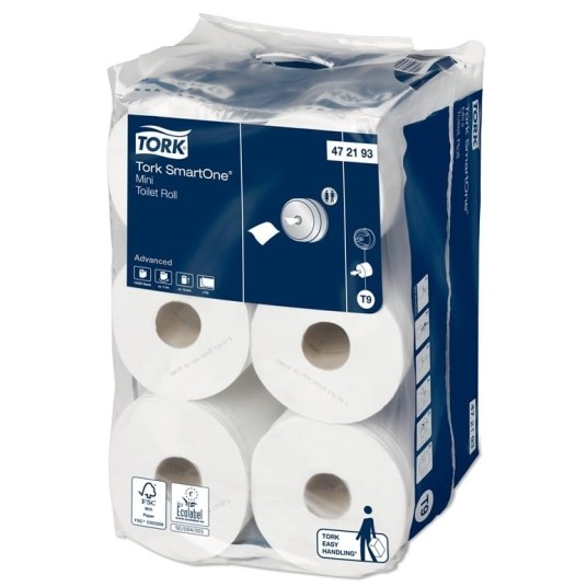 Papier toaletowy Tork 472193 - SmartOne mini - 12 rolek -zdjęcie numer 1