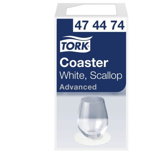 Podkładka rozetka Tork 474474 - średnica 9 cm - 250 szt. -zdjęcie numer 1