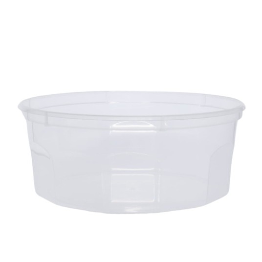 Pojemnik plastikowy okrągły 350 ml - wielorazowy PP-BS - 200 szt. -zdjęcie numer 1