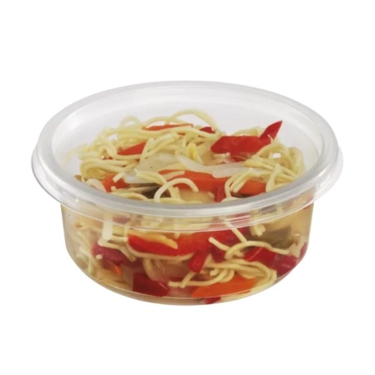 Pojemnik PP plastikowy na zupę okrągły 350 ml - wielorazowy - Guillin - 50 szt. -zdjęcie numer 1