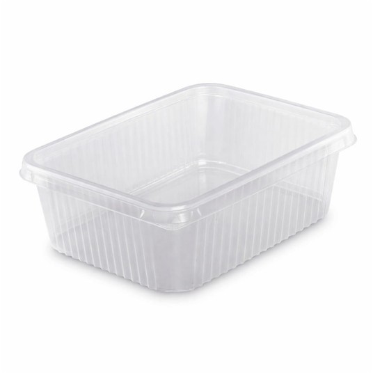 Pojemnik przezroczysty prostokątny PP 570 - 18,5 x 13 x 6 cm - 1l - 50 szt. -zdjęcie numer 3