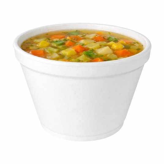 Pojemnik styropianowy okrągły / miska - 450 ml - 25 szt. -zdjęcie numer 2