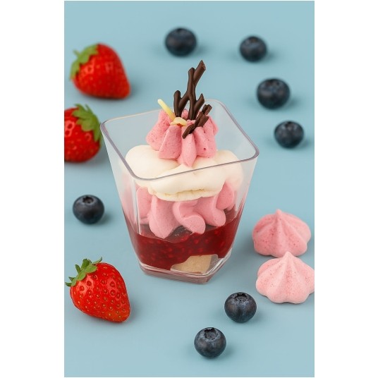 Pojemniki do deserów finger food - diamond 60 ml - 25 szt. -zdjęcie numer 2
