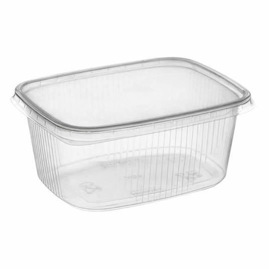 Pojemniki przezroczysty PP 505 - prostokątne, garmażeryjne - 250 ml - 100 szt. -zdjęcie numer 3