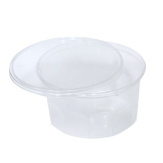 Pokrywka do pojemnika plastikowego 350-500 ml - wielorazowa PP-BS - 400 szt. -zdjęcie numer 2