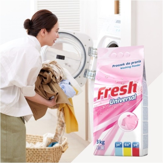Proszek do prania Fresh - uniwersalny - 3 kg -zdjęcie numer 2