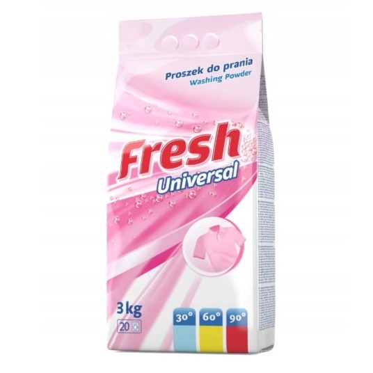 Proszek do prania Fresh - uniwersalny - 3 kg -zdjęcie numer 1