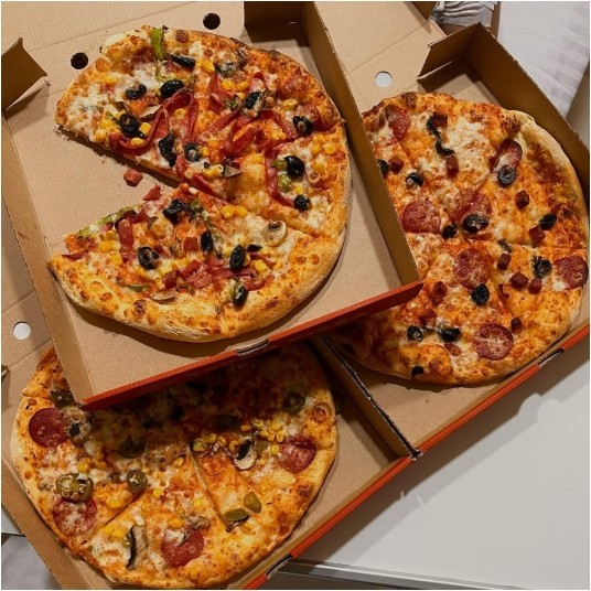 Pudełka - kartony na pizzę 45 x 45 cm - 50 szt. -zdjęcie numer 2