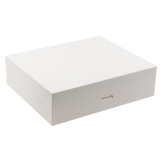 Pudełko kartonowe na ciasto - 30 x 30 x 12,5 cm - 10 szt. -zdjęcie numer 1