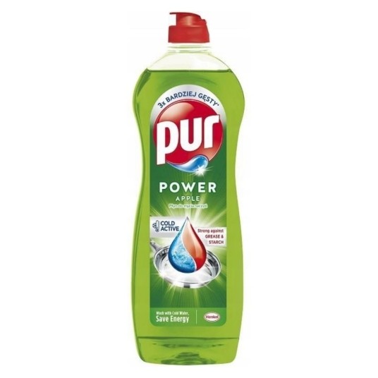 Pur - płyn do mycia naczyń - jabłko - 750 ml. -zdjęcie numer 1