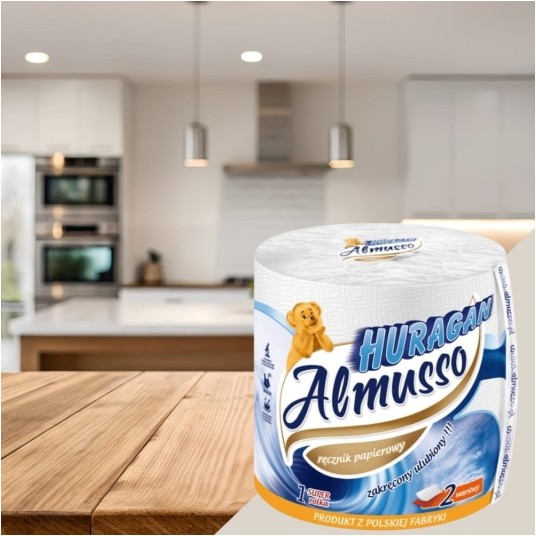 Ręcznik kuchenny Almusso Huragan - papierowy XXL - 60 m -zdjęcie numer 2