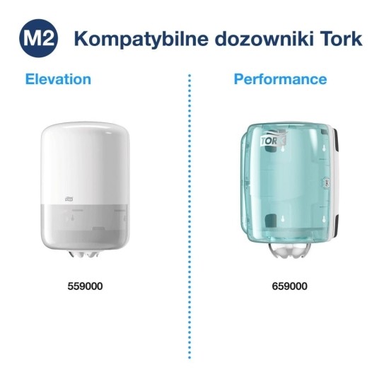 Ręczniki papierowe maxi Tork 66307 - system M2 - 275 m - biały - 6 rolek -zdjęcie numer 4