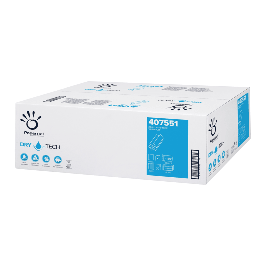 Ręczniki papierowe Papernet 407551 w składce ZZ Superior - 3 panele - 2600 odcinków - H2 -zdjęcie numer 1