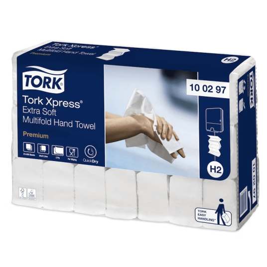 Ręczniki papierowe Tork 100297 - Xpress Multifold - w składce ZZ - 2100 odcinków -zdjęcie numer 1