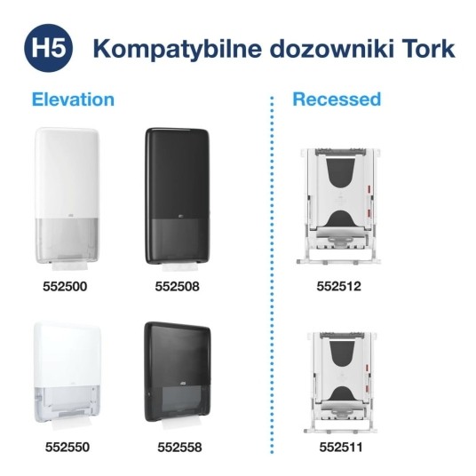 Ręczniki papierowe Tork 100585 - PeakServe® - system H5 - 4920 odcinków -zdjęcie numer 6