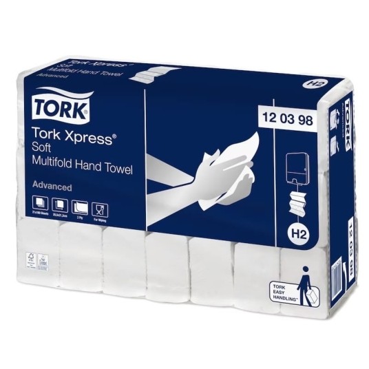 Ręczniki papierowe Tork 120398 - Xpress Multifold - w składce ZZ - 3780 odcinków -zdjęcie numer 1