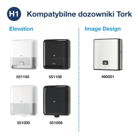 Ręczniki papierowe Tork 290068 - Matic - system H1 - 150 m - niebieski - 6 rolek -zdjęcie numer 4