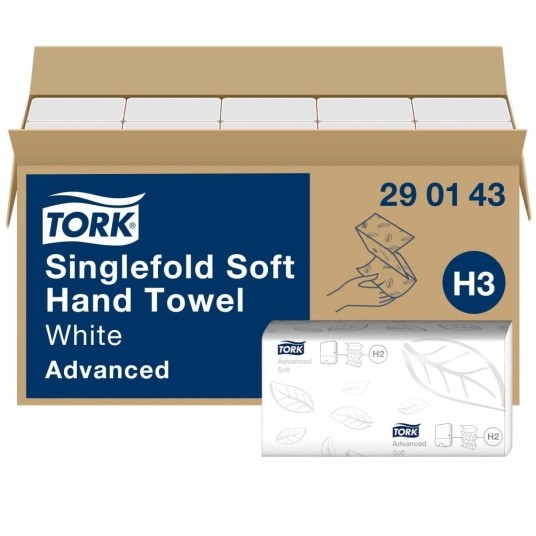 Ręczniki papierowe Tork 290143 - Singlefold - w składce ZZ - 3750 odcinków -zdjęcie numer 1