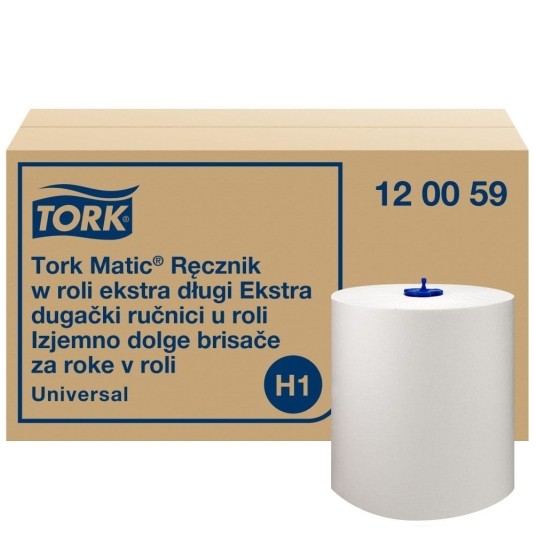 Ręczniki papierowe Tork Matic 120059 - System H1 - długość rolki 280 m - 6 rolek -zdjęcie numer 1