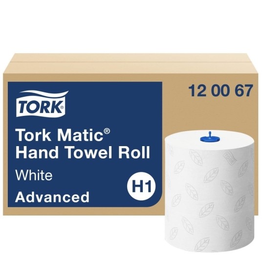 Ręczniki papierowe Tork Matic 120067 - System H1 - długość rolki 150 m - 6 rolek -zdjęcie numer 1