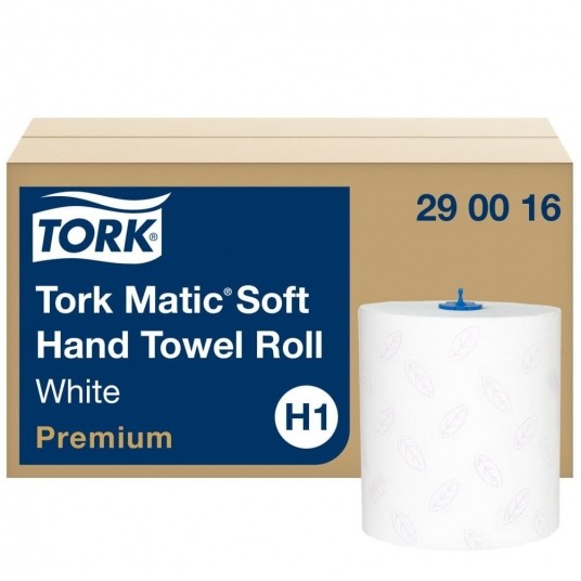 Ręczniki papierowe Tork Matic 290016 - System H1 - długość rolki 100 m - 6 rolek -zdjęcie numer 1