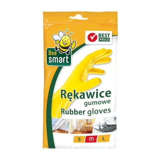 Rękawice gumowe Bee Smart - rozmiar M -zdjęcie numer 1