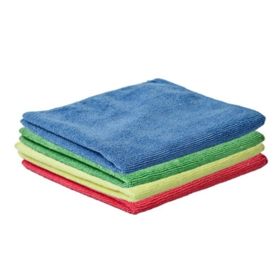 Ściereczka CleanPro z mikrofazy - czerwona - 32 x 32 cm -zdjęcie numer 2