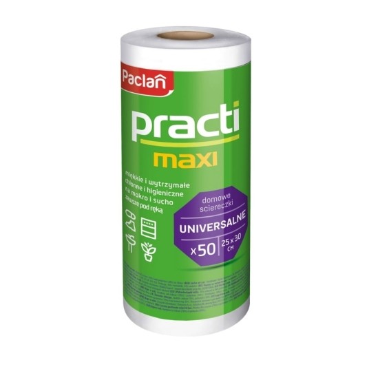 Ściereczki Practi Maxi na rolce 25 x 30 cm - 50 szt. -zdjęcie numer 1