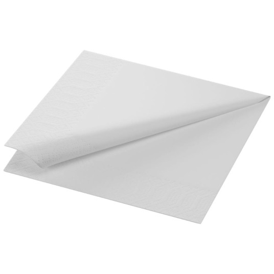 Serwetka TISSUE - Biała 180376 - 33x33 cm - 125 szt. -zdjęcie numer 1