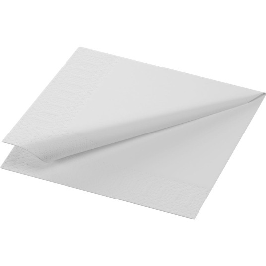 Serwetka TISSUE - Biała koktajlowa 168396 - 24 x 24 cm - 300 szt. -zdjęcie numer 1