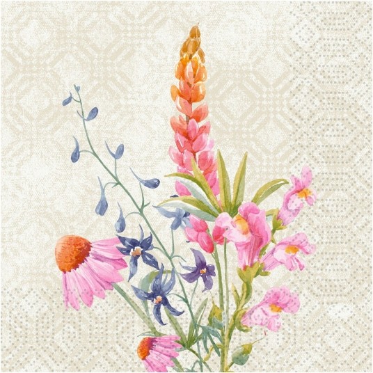Serwetka TISSUE - Floret 195830 - 33x33 cm - 50 szt. -zdjęcie numer 1