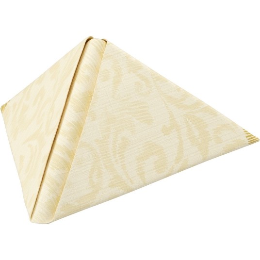 Serwetki Dunilin - 40 x 40 cm - Rich Damast Cream 223758 - 45 szt. -zdjęcie numer 2