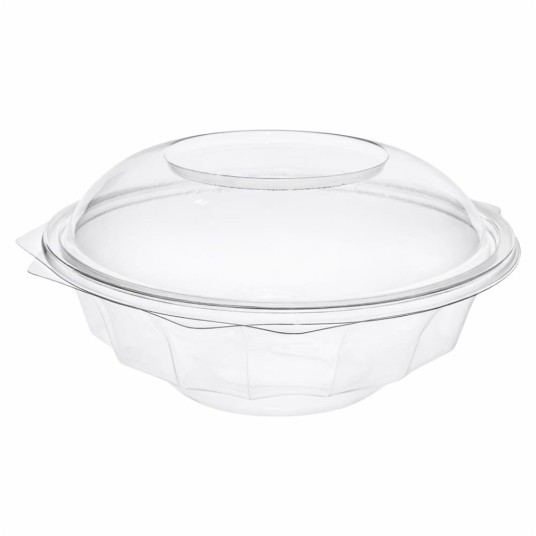 SH150/375 - okrągły pojemnik sałatkowy PET z zamknięciem - 375 ml - 75 szt. -zdjęcie numer 1