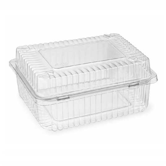 SL 25 PN - pojemnik na ciasto - 12,5 x 12,5 x 5 cm - PET - 100 szt. -zdjęcie numer 3