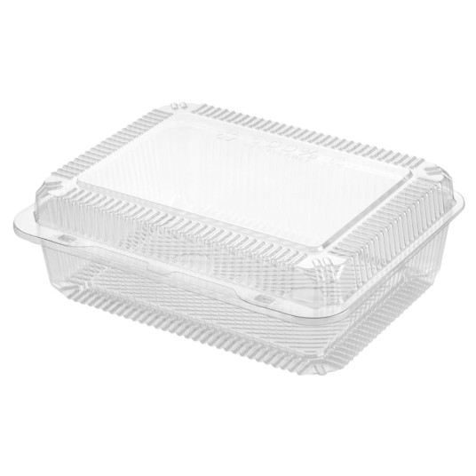 SL 80 - pojemnik na ciasto - 23 x 16,5 x 9 cm - rPET - z recyklingu - 120 szt. -zdjęcie numer 1