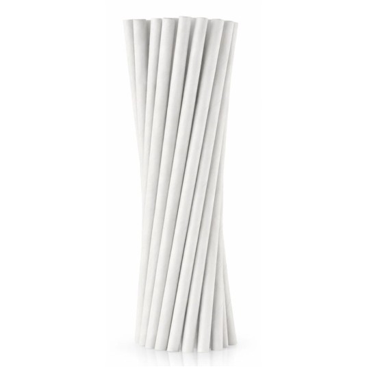 Słomki papierowe jumbo - shake - 7,3 mm - pakowane pojedynczo - 300 szt. -zdjęcie numer 1