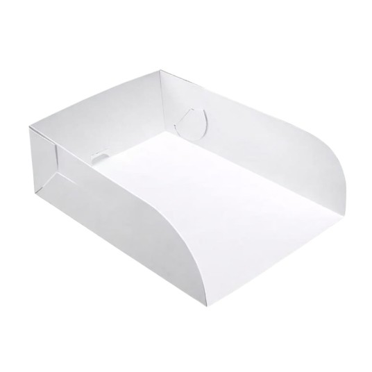 Szufelka papierowa - do ciast, pączków - 18 x 13 x 6 cm - 100 szt. -zdjęcie numer 1
