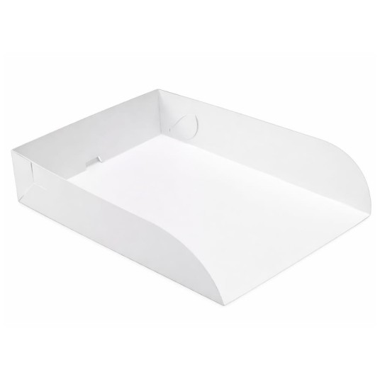 Szufelka papierowa - do ciast, pączków - 25 x 18 x 6 cm - 100 szt. -zdjęcie numer 1