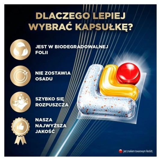 Tabletki do zmywarki - Finish Ultimate ALLin1 Lemon - 45 szt. -zdjęcie numer 3