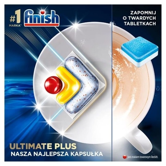 Tabletki do zmywarki - Finish Ultimate ALLin1 Lemon - 45 szt. -zdjęcie numer 4