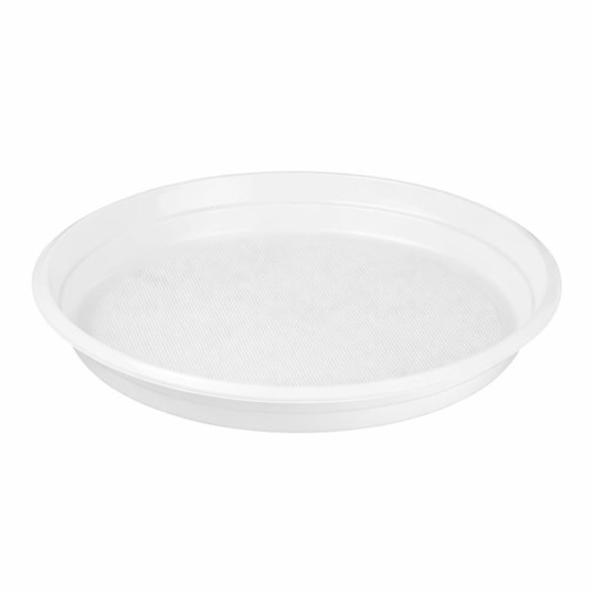 Talerz wielorazowy PP - średnica 22 cm - 100 szt. -zdjęcie numer 1