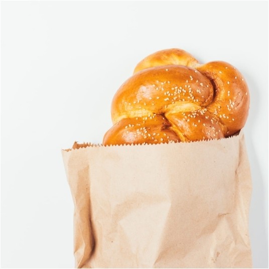 Torebki na pieczywo - fałdowe papierowe - brązowe - 15 x 10 x 6 cm - 1000 szt. -zdjęcie numer 3