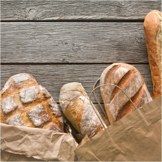 Torebki na pieczywo - fałdowe papierowe - brązowe - 28 x 15 x 6,5 cm - 1000 szt. -zdjęcie numer 3